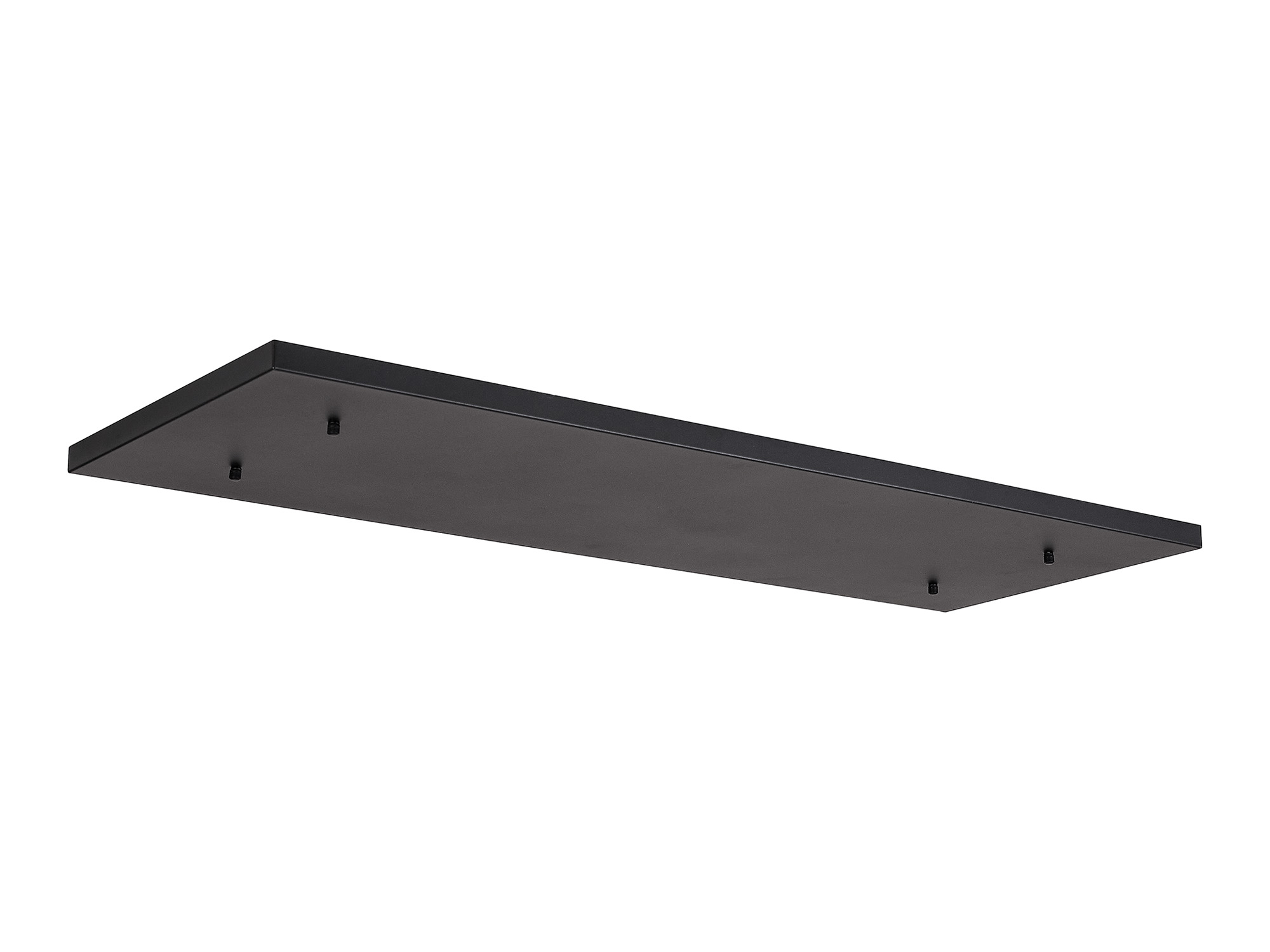 D0889BL/NH  Hayes No Hole 1100mm x 400mm Ceiling Plate Satin Black